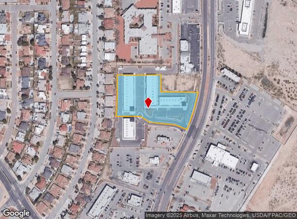  1387 George Dieter Dr, El Paso, TX Parcel Map