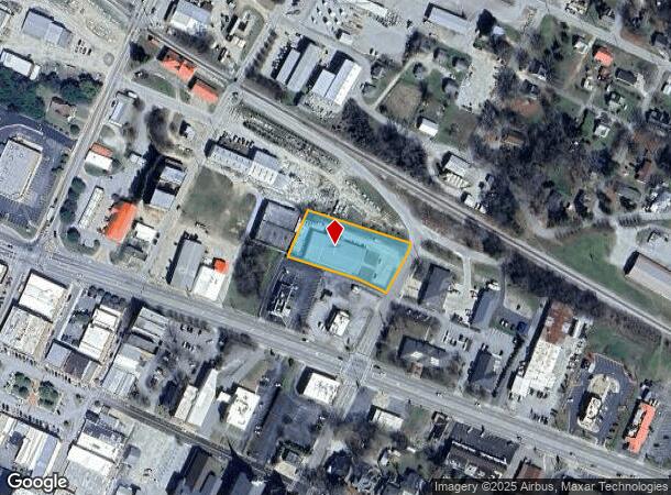 203 N Thomas St, Elberton, GA Parcel Map