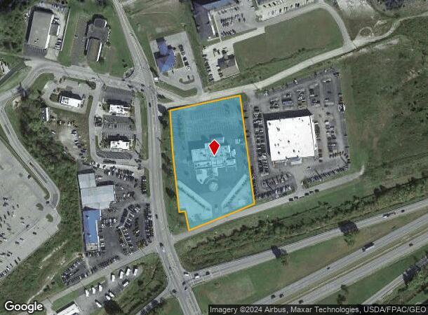  100 Saturn Way, Hurricane, WV Parcel Map