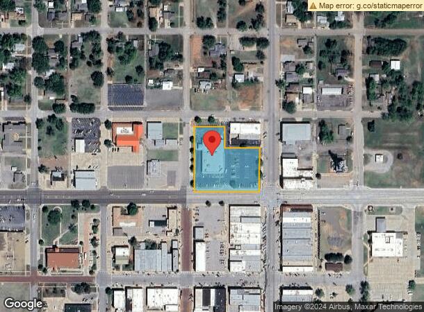  115 W 3Rd St, Elk City, OK Parcel Map