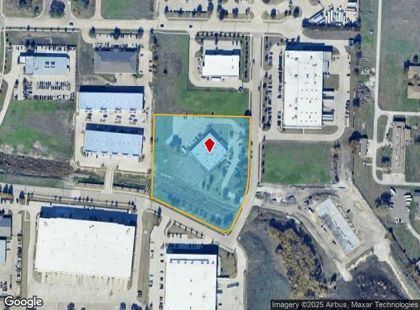  2021 Commerce Dr, Mckinney, TX Parcel Map