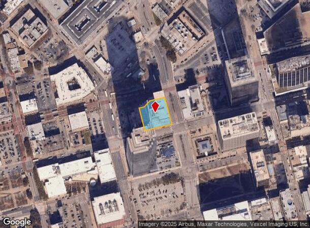 1015 Elm St, Dallas, TX Parcel Map