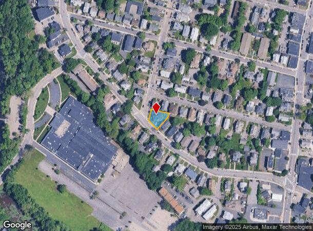  342 Crescent St, Waltham, MA Parcel Map