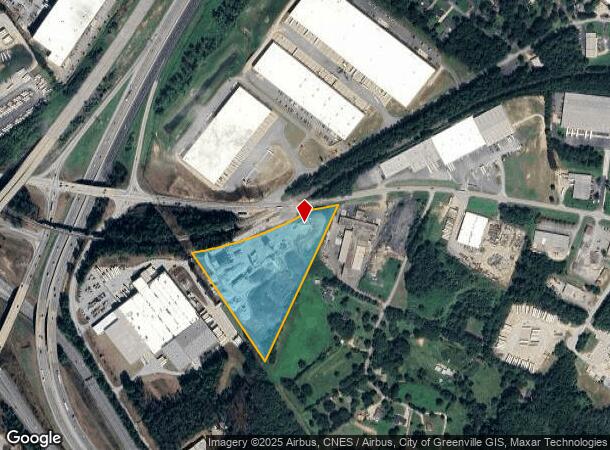  1189 Old Stage Rd, Simpsonville, SC Parcel Map