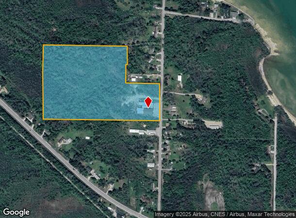 14145 Stoney Pointe Rd, Cheboygan, MI Parcel Map
