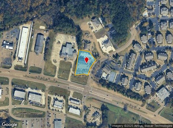  1350 W Government St, Brandon, MS Parcel Map