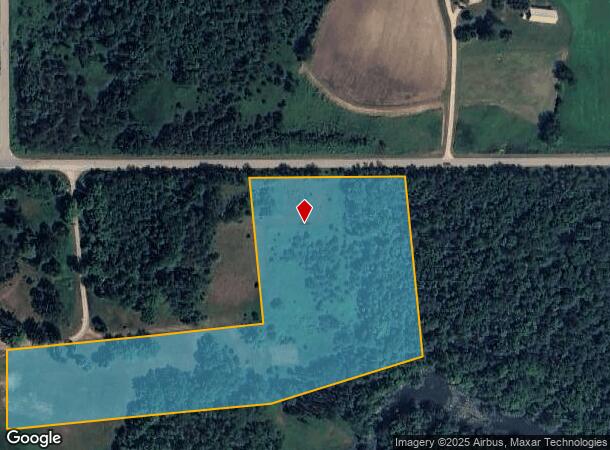 W9653 Butternut Rd, Gresham, WI Parcel Map