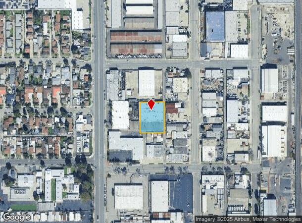  16306 Garfield Ave, Paramount, CA Parcel Map