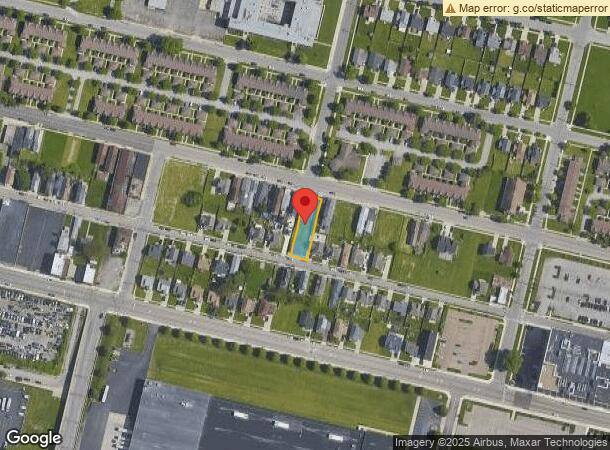  417 Swan St, Buffalo, NY Parcel Map