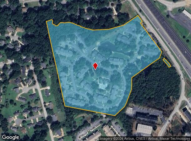  3714 Grandview Dr, Simpsonville, SC Parcel Map