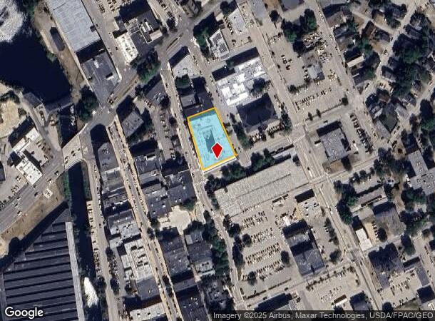 10 Oak St, Lewiston, ME Parcel Map