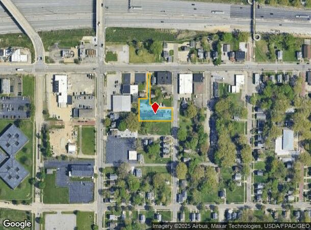  806 Sherman St, Akron, OH Parcel Map