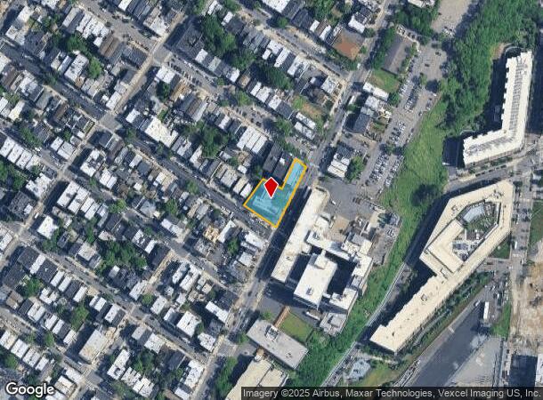  169 Palisade Ave, Jersey City, NJ Parcel Map
