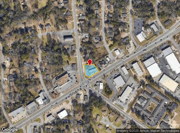  1644 Burton Ave, Macon, GA Parcel Map