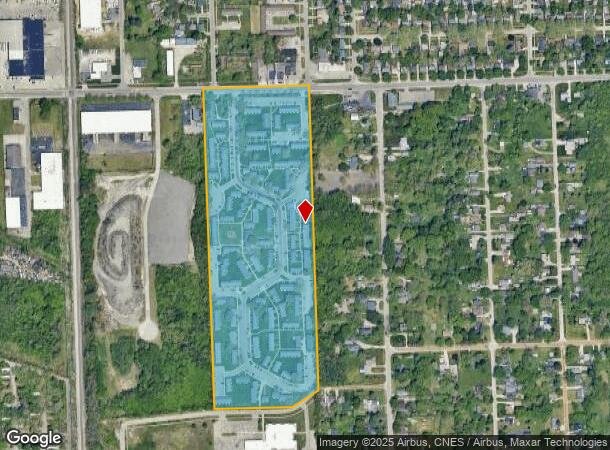  3102 Fox Cir, Flint, MI Parcel Map