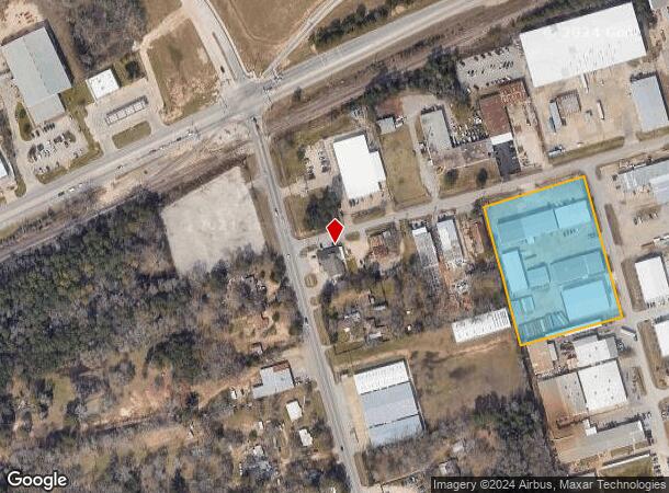  2614 Industrial Ln, Conroe, TX Parcel Map