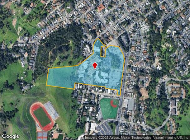2500 Alhambra Ave, Martinez, CA Parcel Map