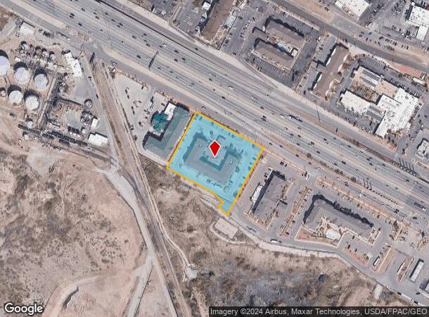  6656 Gateway Blvd E, El Paso, TX Parcel Map