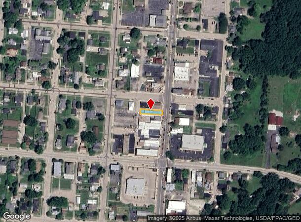 105 S Main St, New Carlisle, OH Parcel Map