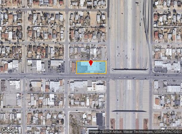  4121 Montana Ave, El Paso, TX Parcel Map