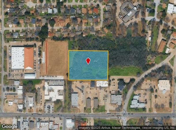 1102 N Center St, Arlington, TX Parcel Map