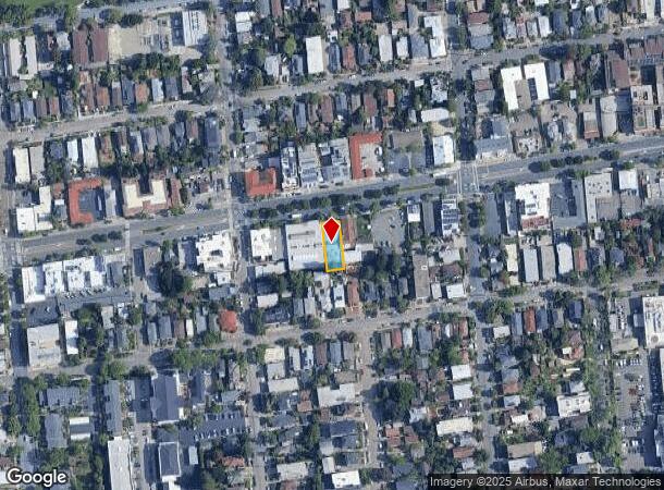  1740 University Ave, Berkeley, CA Parcel Map