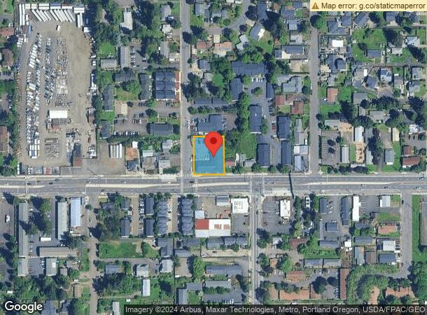  13511 Se Division St, Portland, OR Parcel Map