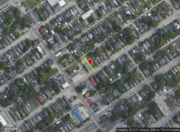  1715 E Oak St, New Albany, IN Parcel Map
