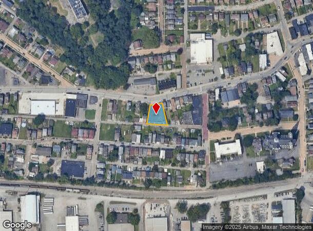  1123 Chartiers Ave, Mc Kees Rocks, PA Parcel Map