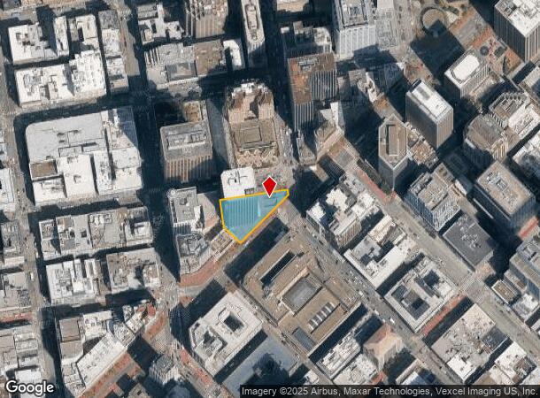 1 Post St, San Francisco, CA Parcel Map