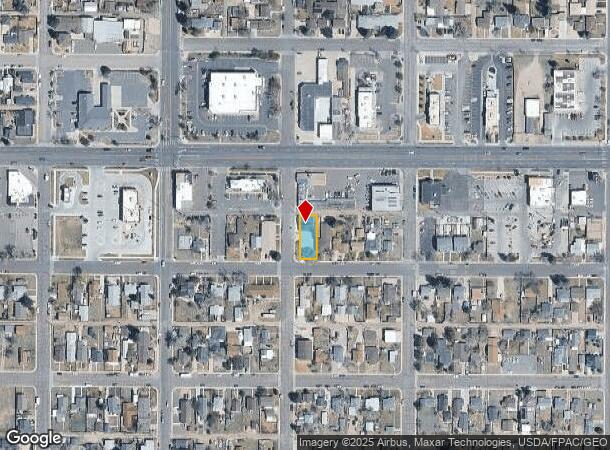  1307 Crook Ave, Cheyenne, WY Parcel Map