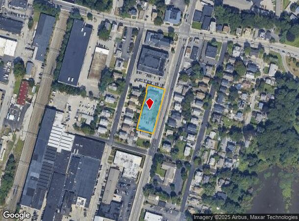  1303 Elmwood Ave, Cranston, RI Parcel Map