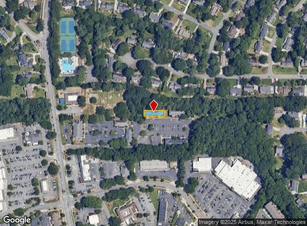  1350 Center Dr, Atlanta, GA Parcel Map