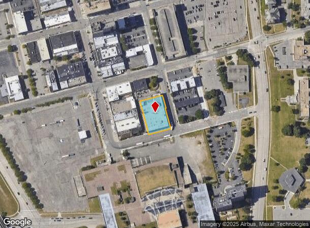 16 S Perry St, Pontiac, MI Parcel Map