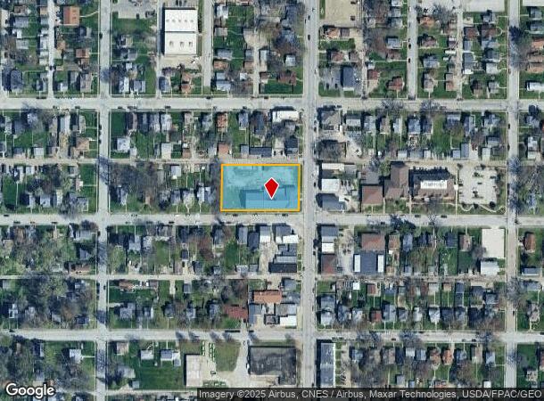  1602 Washington St, Davenport, IA Parcel Map