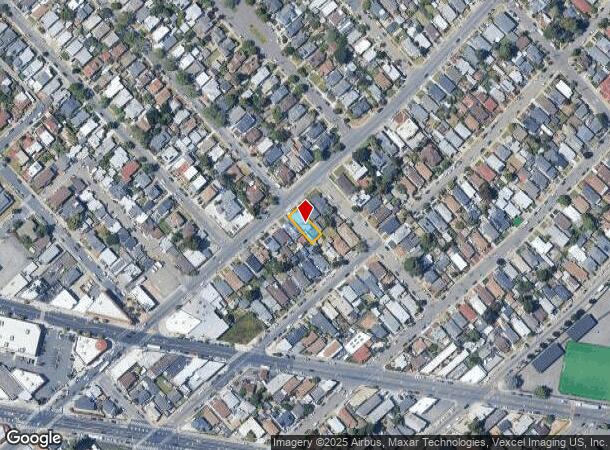  2730 Seminary Ave, Oakland, CA Parcel Map