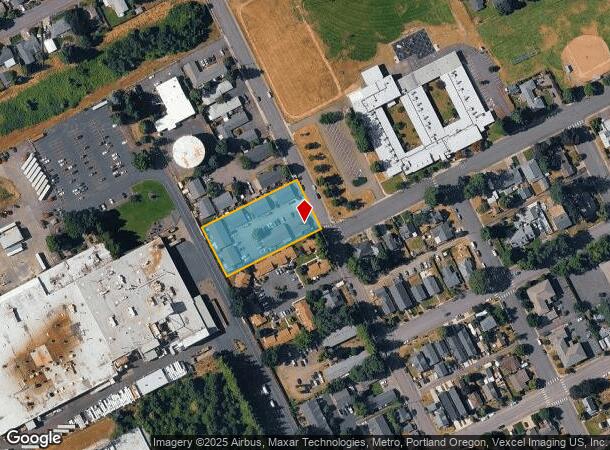  501 N Cedar St, Canby, OR Parcel Map