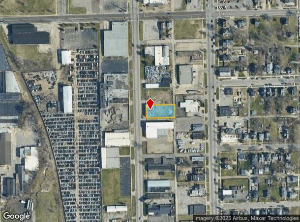  1714 S Main St, South Bend, IN Parcel Map