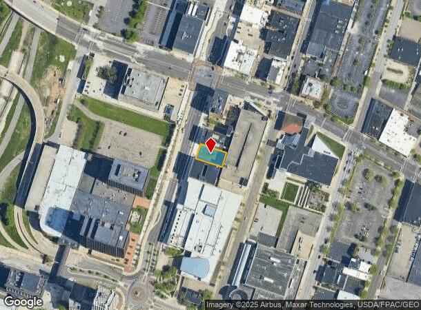  25 S Main St, Akron, OH Parcel Map