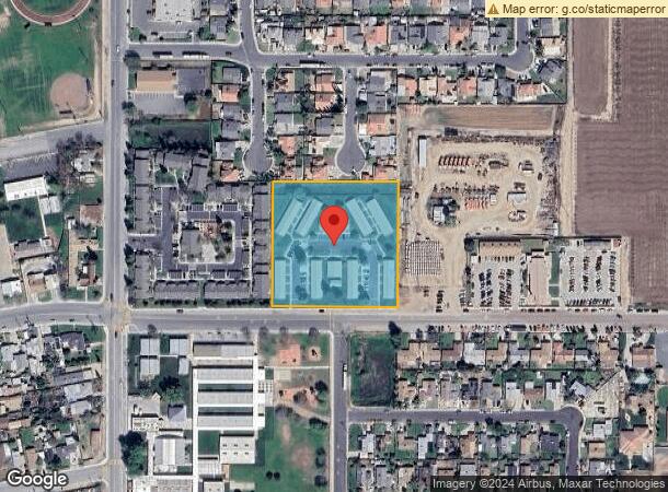  1078 Washington St, Earlimart, CA Parcel Map