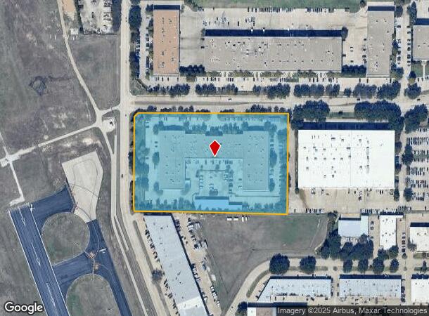  16650 Westgrove Dr, Addison, TX Parcel Map