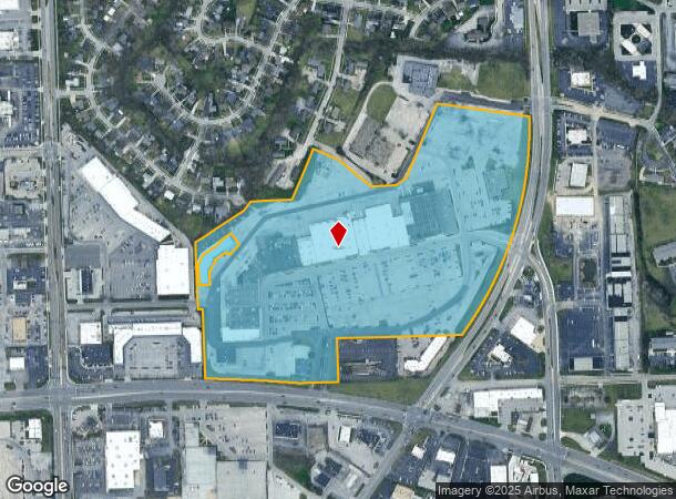  603 Northcrest Shopping Ctr, Fort Wayne, IN Parcel Map