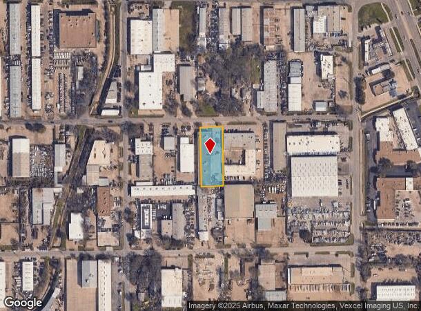  2530 Glenda Ln, Dallas, TX Parcel Map