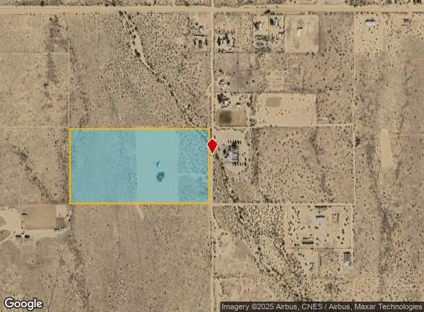  1651 S San Pedro Rd, Golden Valley, AZ Parcel Map