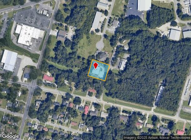  1814 Mills B Lane Blvd, Savannah, GA Parcel Map