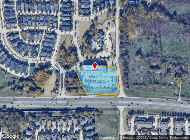  7200 W University Dr, Mckinney, TX Parcel Map