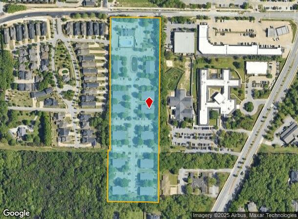 4155 N Valley Lake Dr, Fayetteville, AR Parcel Map