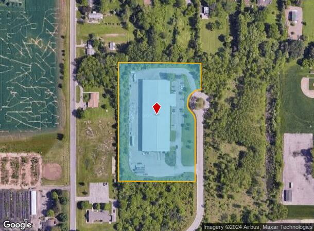  2575 Alamo Dr, Lansing, MI Parcel Map