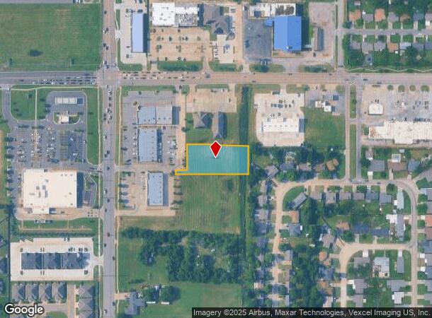  600 N Santa Fe Ave, Moore, OK Parcel Map