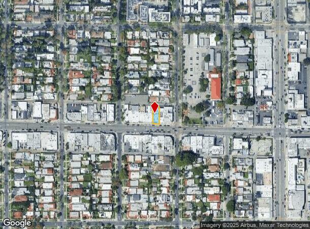  7213 Melrose Ave, Los Angeles, CA Parcel Map